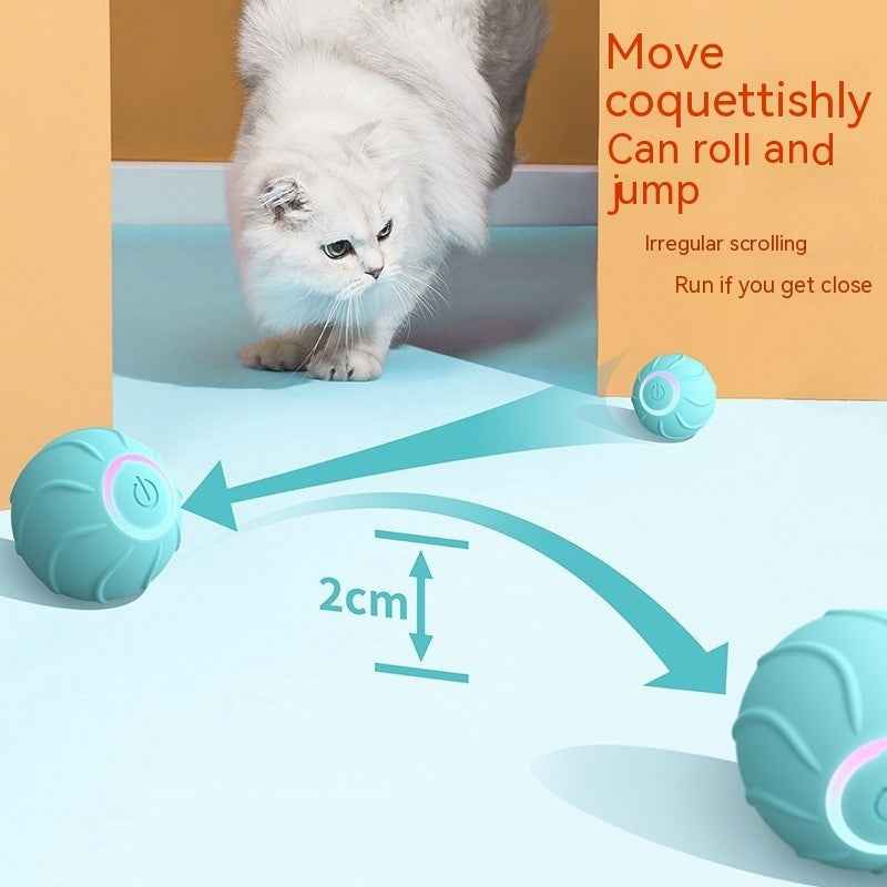 Smart Cat Toys Rolling Ball Pet Cat Owner Interactive Pets Toys