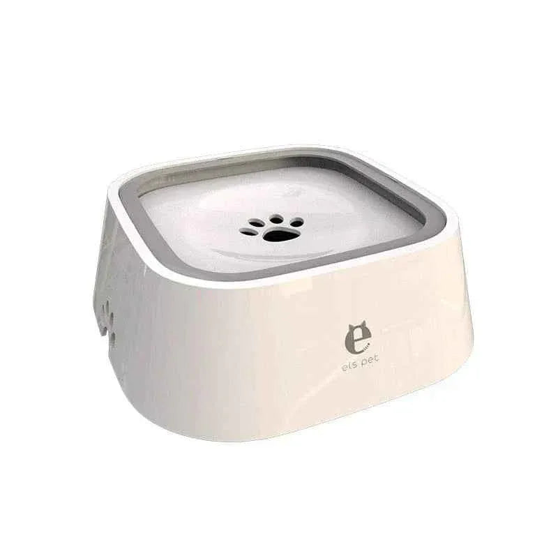 Dog Water Bowl - Floating No-Spill Design - Happy Tails - paws & love