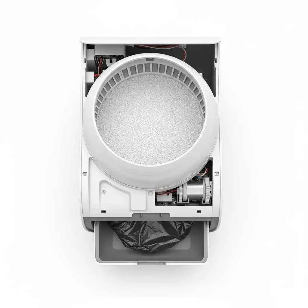 Purrfect Paws Automatic Litter Box with Trash Bag & Sand Mat - Effortless Clean-Up for Happy Cats - Happy Tails - paws & love