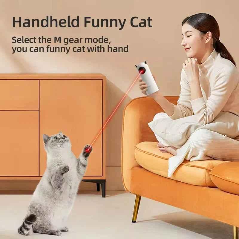 Automatic Cat Laser Toy - Smart LED - Happy Tails - paws & love