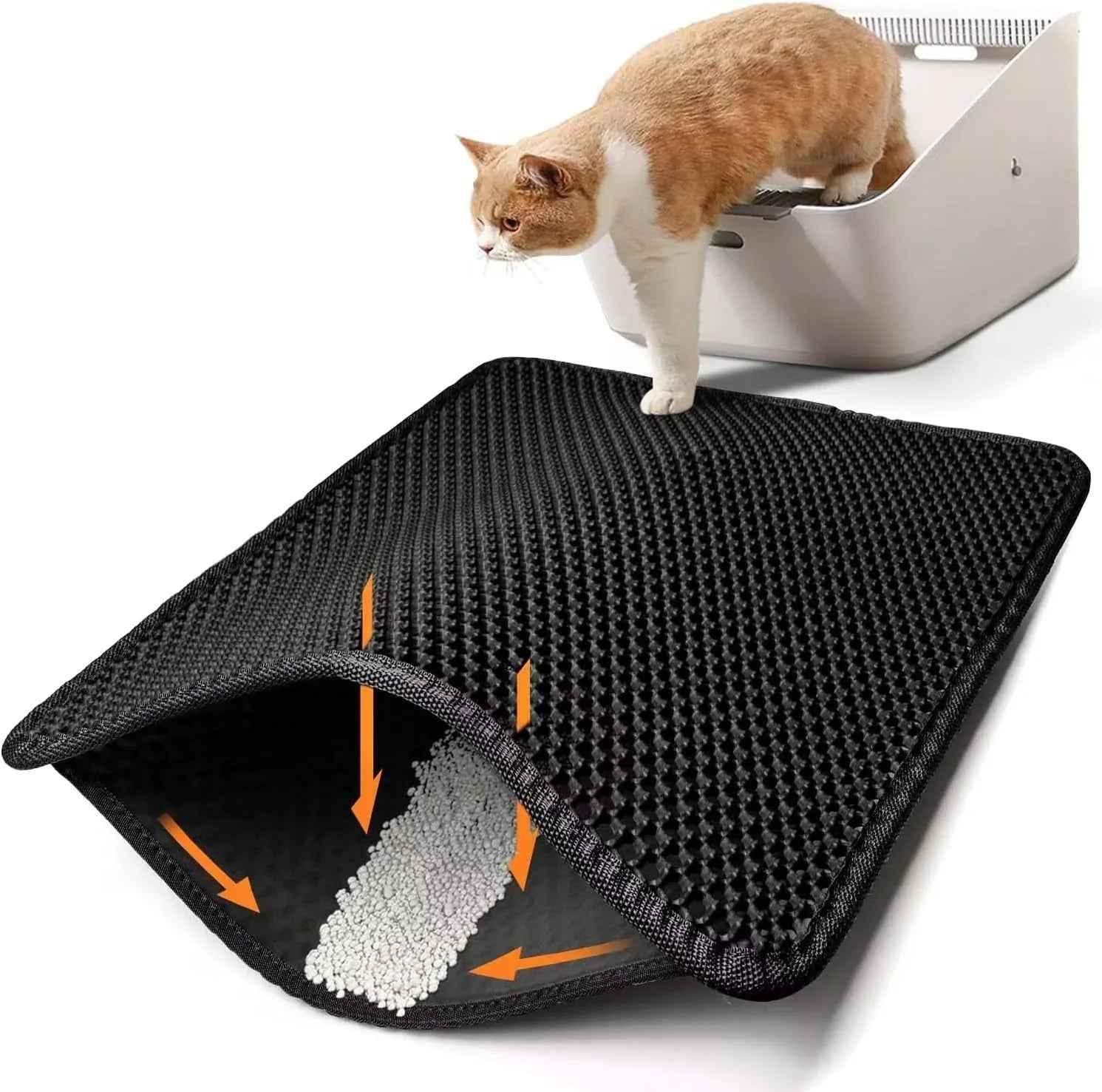 Cat Litter Trapping Mat - Happy Tails - paws & love