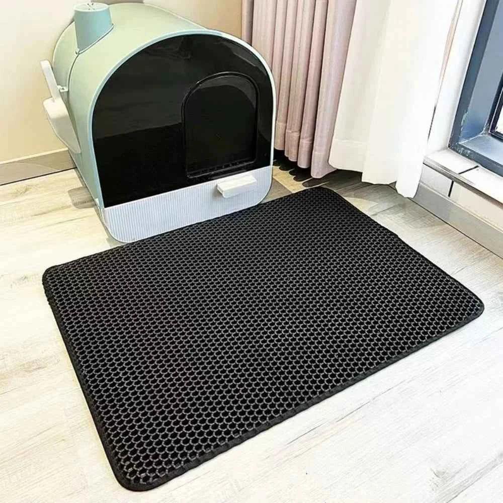 PawPal Large Cat Litter Mat - Happy Tails - paws & love