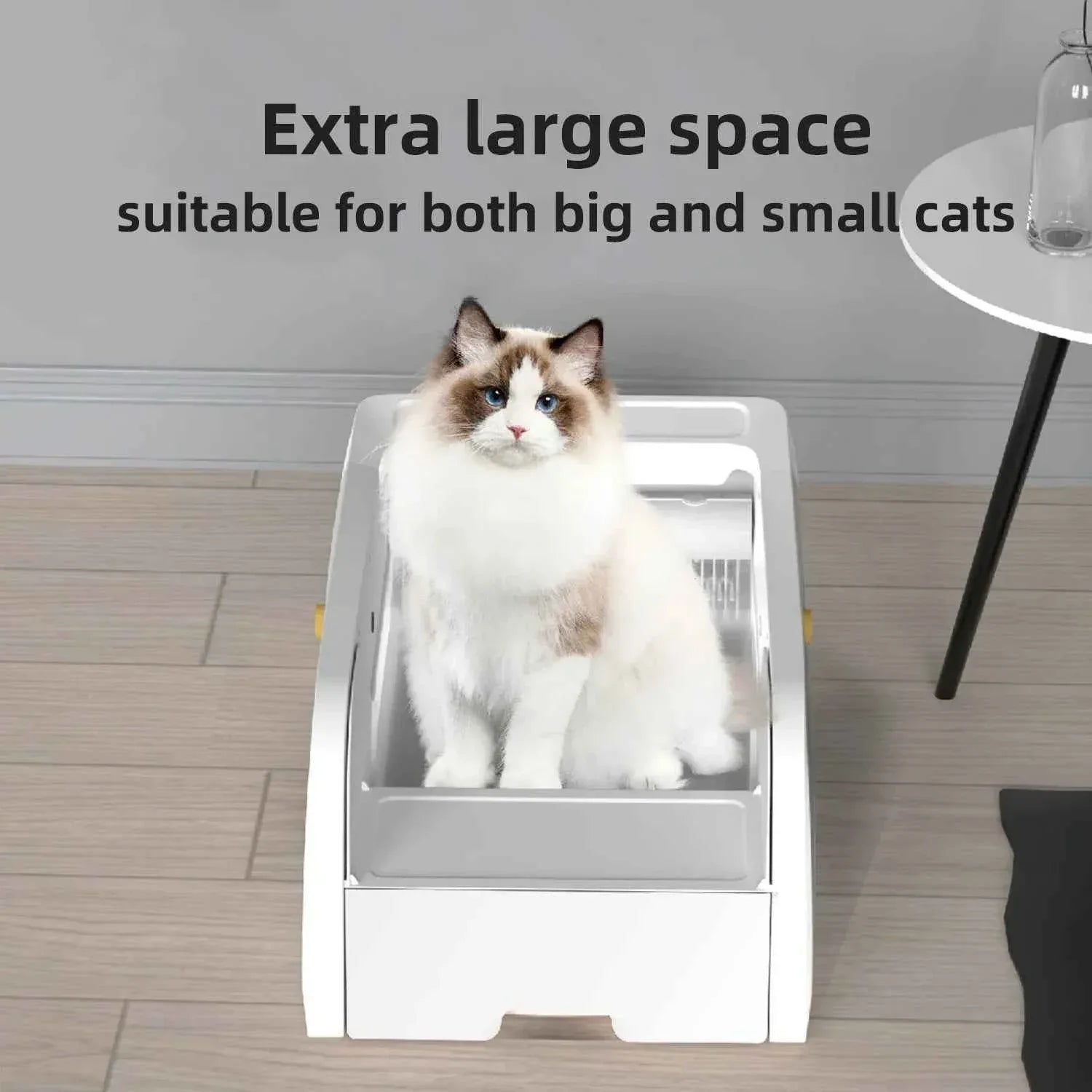 Smart Cat Litter Box with Automatic Self-Cleaning Cat Litter Box System for Hassle-Free Pet Care - Happy Tails - paws & love