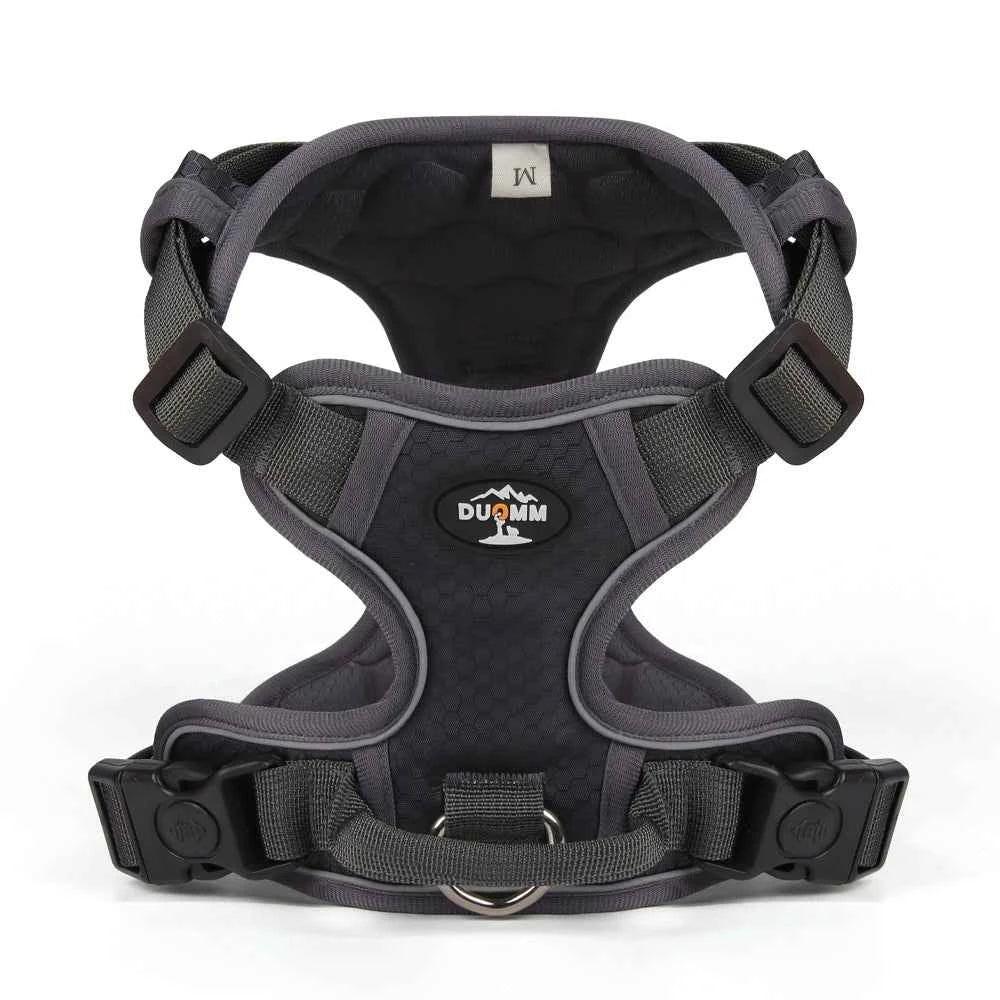 Naughty Dog Reflective No Pull Harness - Adjustable Safety Vest for Medium & Large Dogs, Perfect for Walking & Running - Happy Tails - paws & love