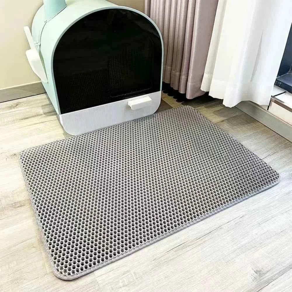PawPal Large Cat Litter Mat - Happy Tails - paws & love