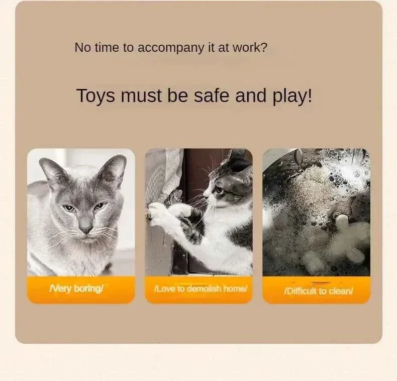 PawPal Automatic Rolling Ball Toy - Rechargeable Interactive Toy for Cats & Dogs - Happy Tails - paws & love