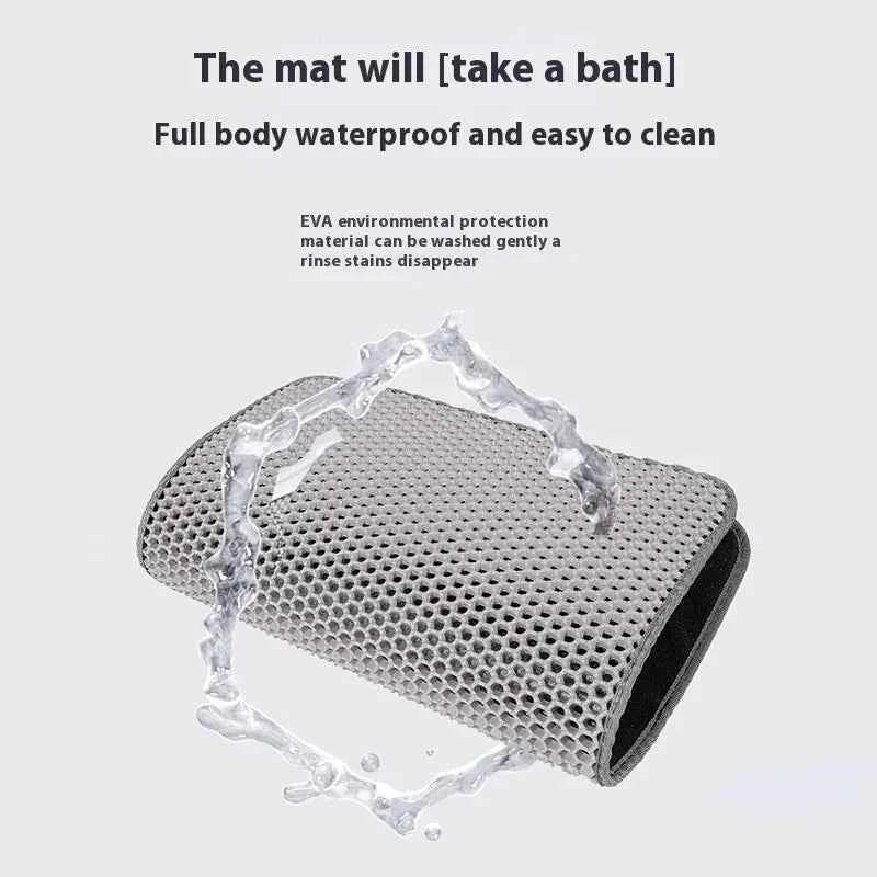 PawPal Large Cat Litter Mat - Happy Tails - paws & love