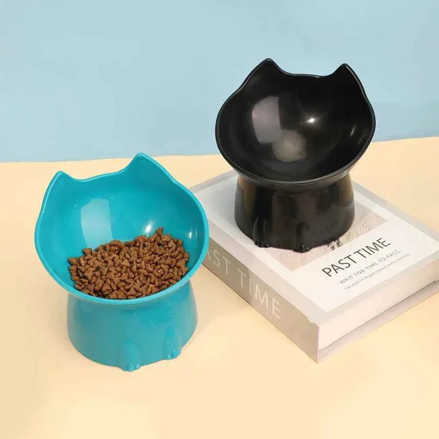Elevated Cat Bowl - Happy Tails - paws & love