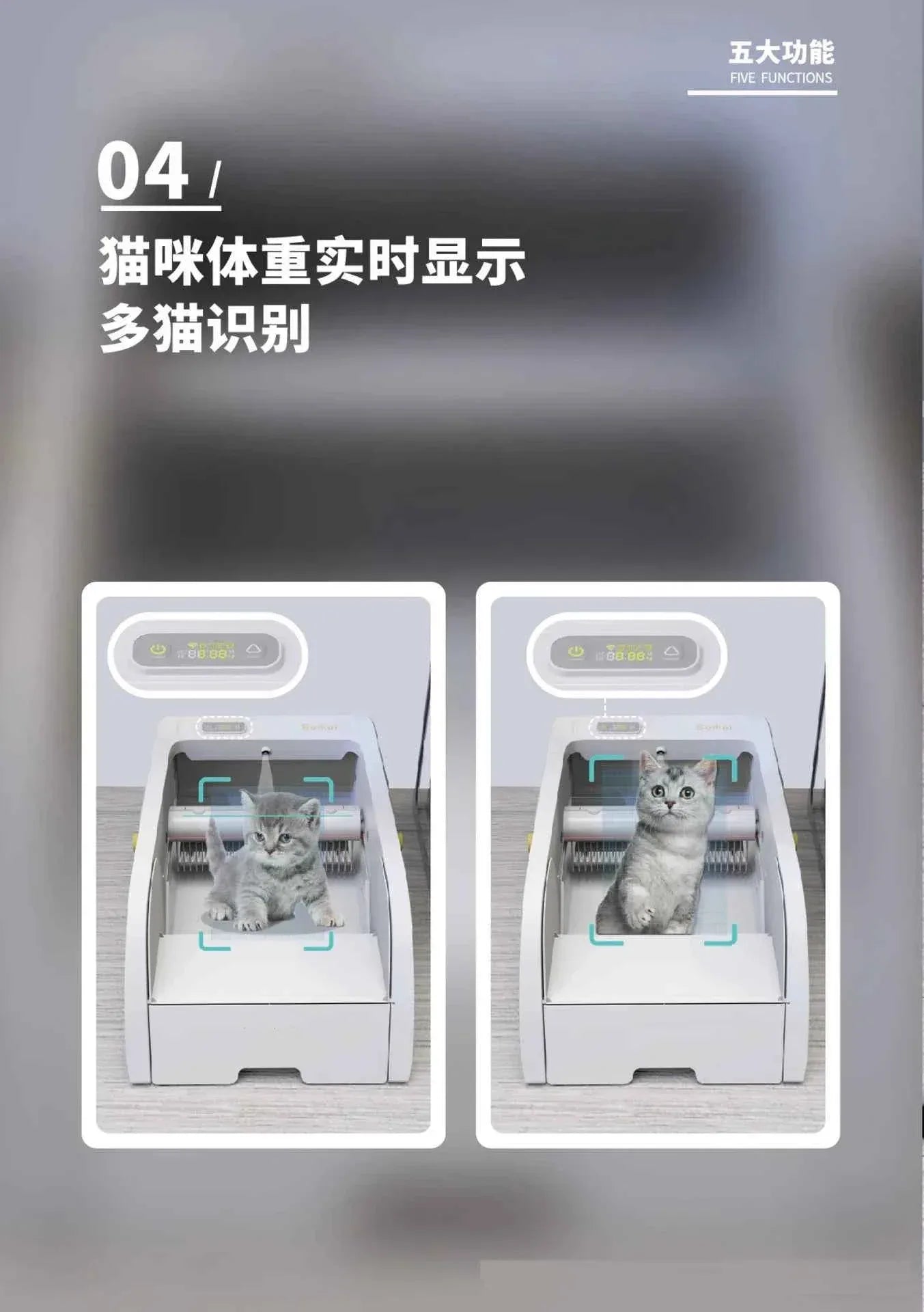 Smart Cat Litter Box with Automatic Self-Cleaning Cat Litter Box System for Hassle-Free Pet Care - Happy Tails - paws & love