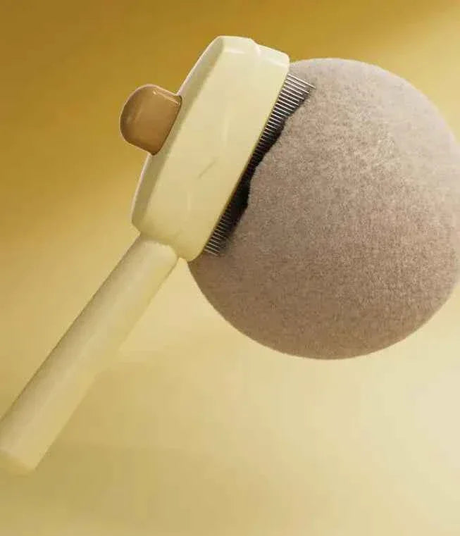 PetGroomer Pro Automatic Pet Grooming Brush - Self-Cleaning Massage Comb for Effortless Grooming & Pet Hair Removal - Happy Tails - paws & love