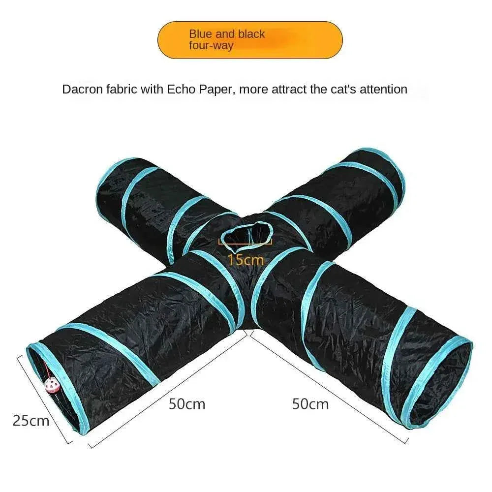 Collapsible Cat Tunnel - Happy Tails - paws & love