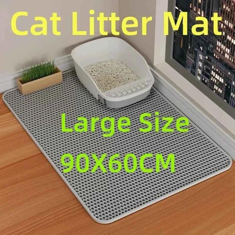 PawPal Large Cat Litter Mat - Happy Tails - paws & love