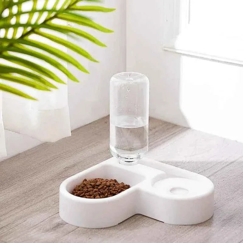 PawPerfect Automatic Pet Feeder - 500ml Portable Bowl for Cats & Dogs, Perfect for Living Room & Bedroom Use - Happy Tails - paws & love