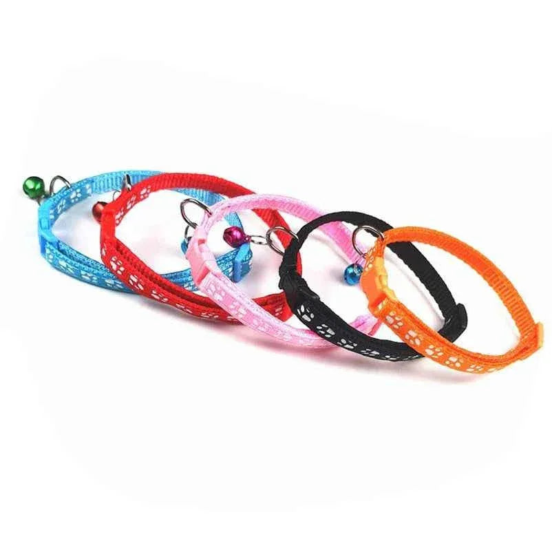 Colorful Cat Collar with Bell - Happy Tails - paws & love
