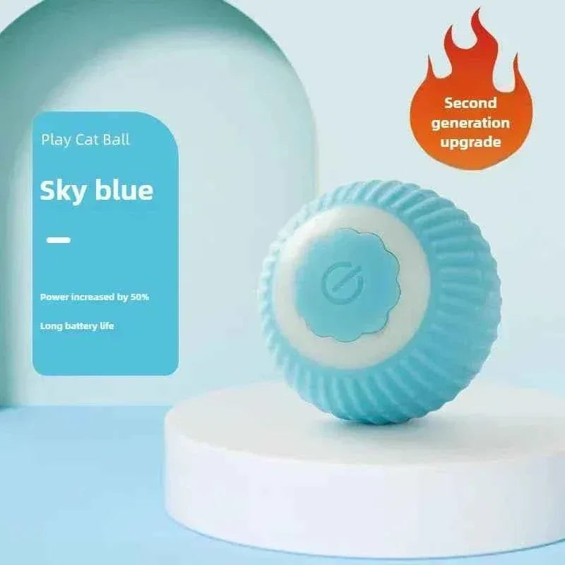 PawPal Automatic Rolling Ball Toy - Rechargeable Interactive Toy for Cats & Dogs - Happy Tails - paws & love