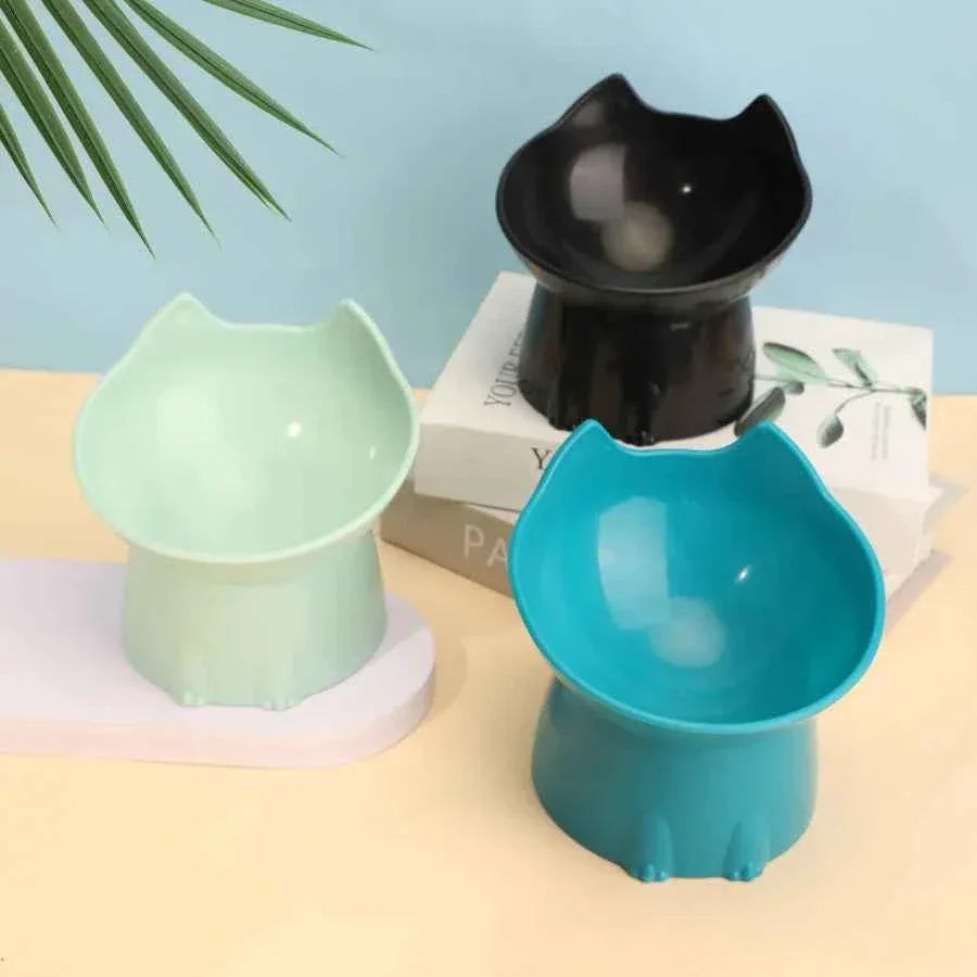 Elevated Cat Bowl - Happy Tails - paws & love