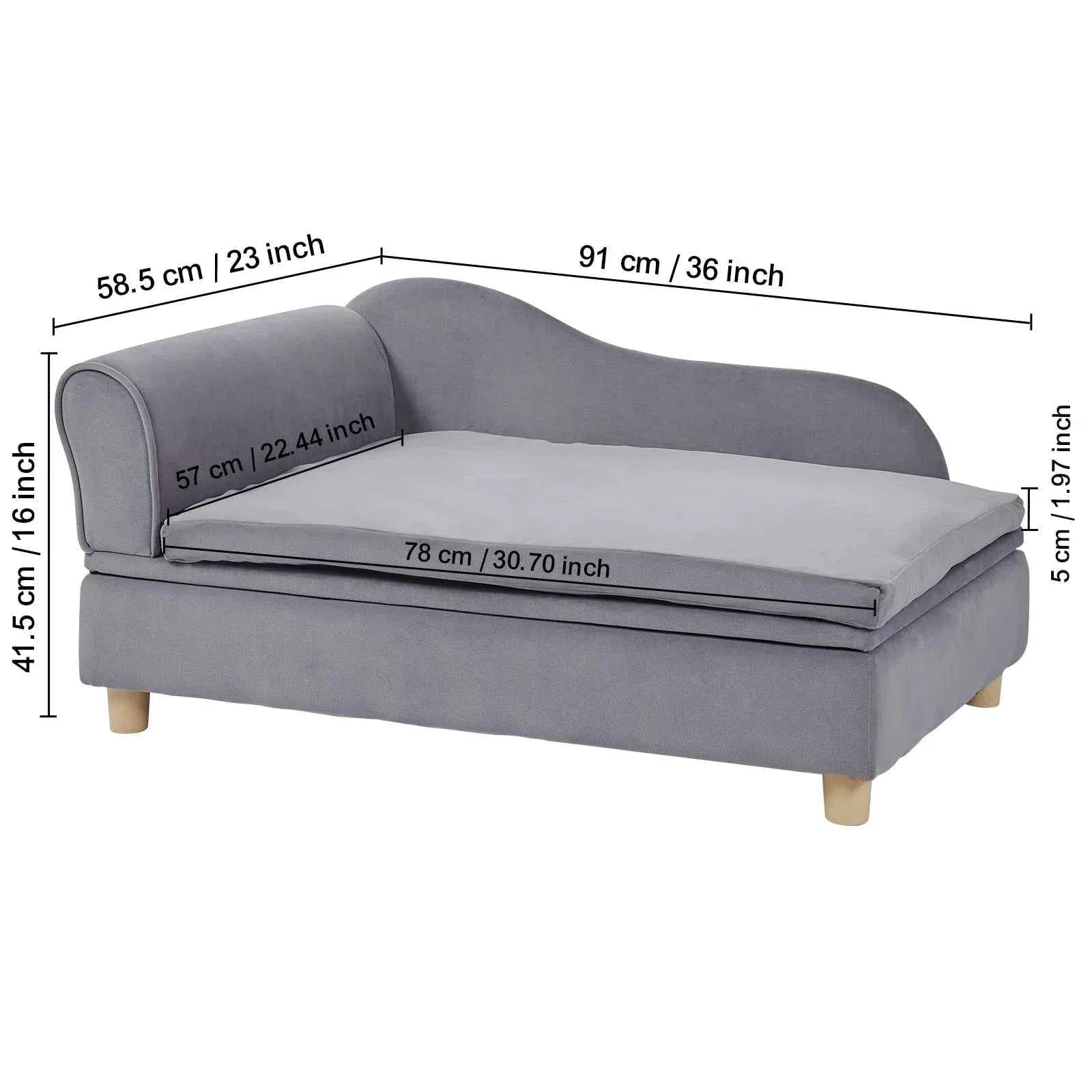 Medium Dog Sofa - Happy Tails - paws & love