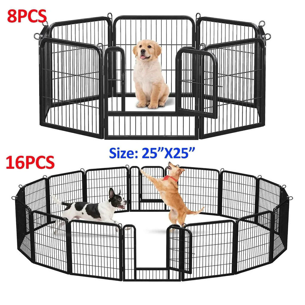 Foldable Dog Playpen with Door - Happy Tails - paws & love