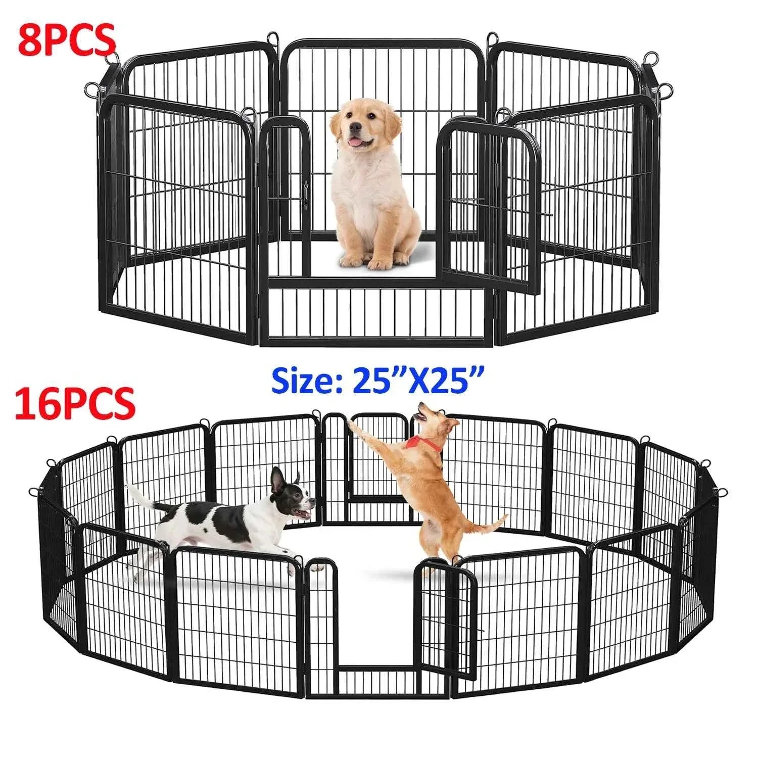 Foldable Dog Playpen with Door - Happy Tails - paws & love