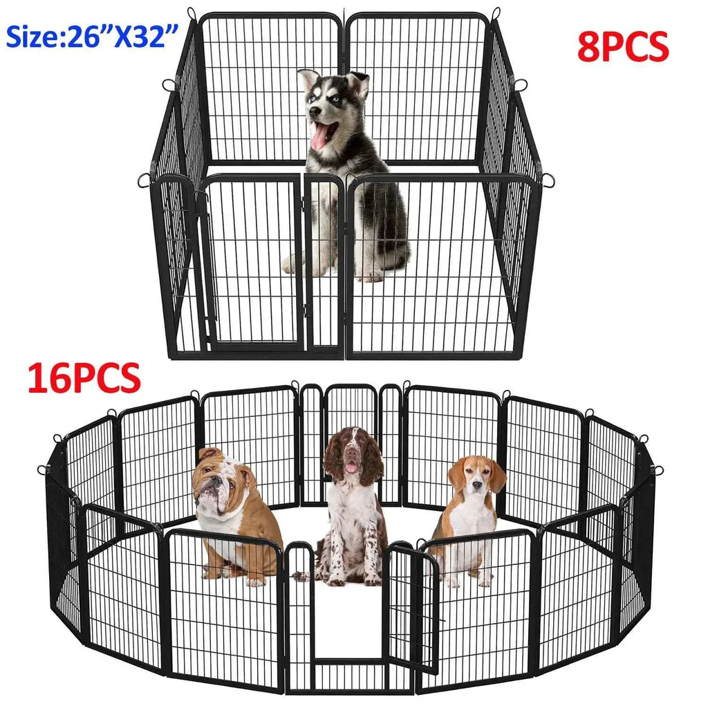 Foldable Dog Playpen with Door - Happy Tails - paws & love