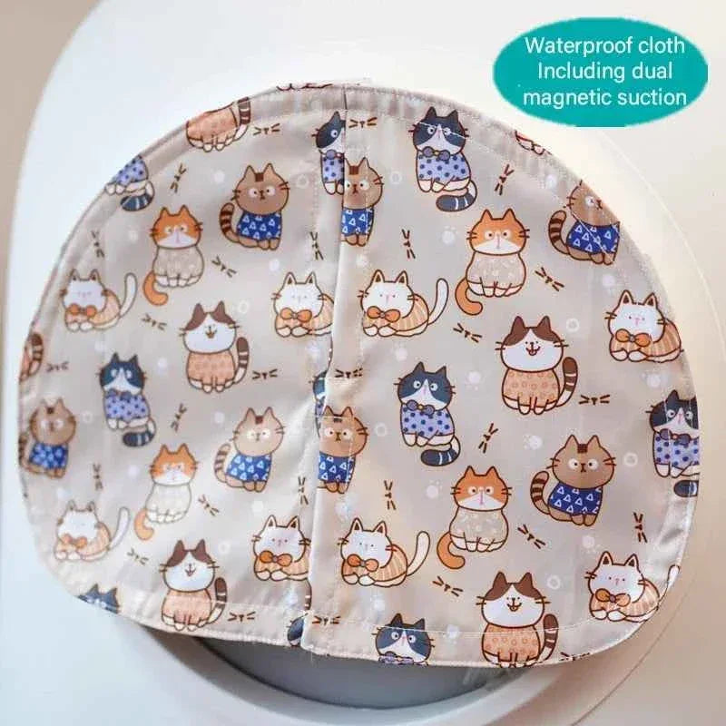 Petree Cat Basin Door Curtain - Odor-Proof & Dust-Proof Design, 6 Stylish Options for Your Automatic Litter Box - Happy Tails - paws & love