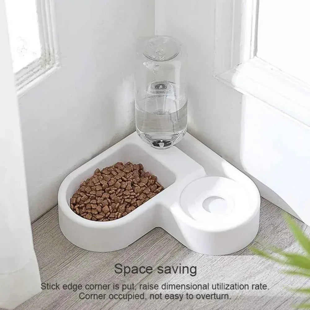 PawPerfect Automatic Pet Feeder - 500ml Portable Bowl for Cats & Dogs, Perfect for Living Room & Bedroom Use - Happy Tails - paws & love