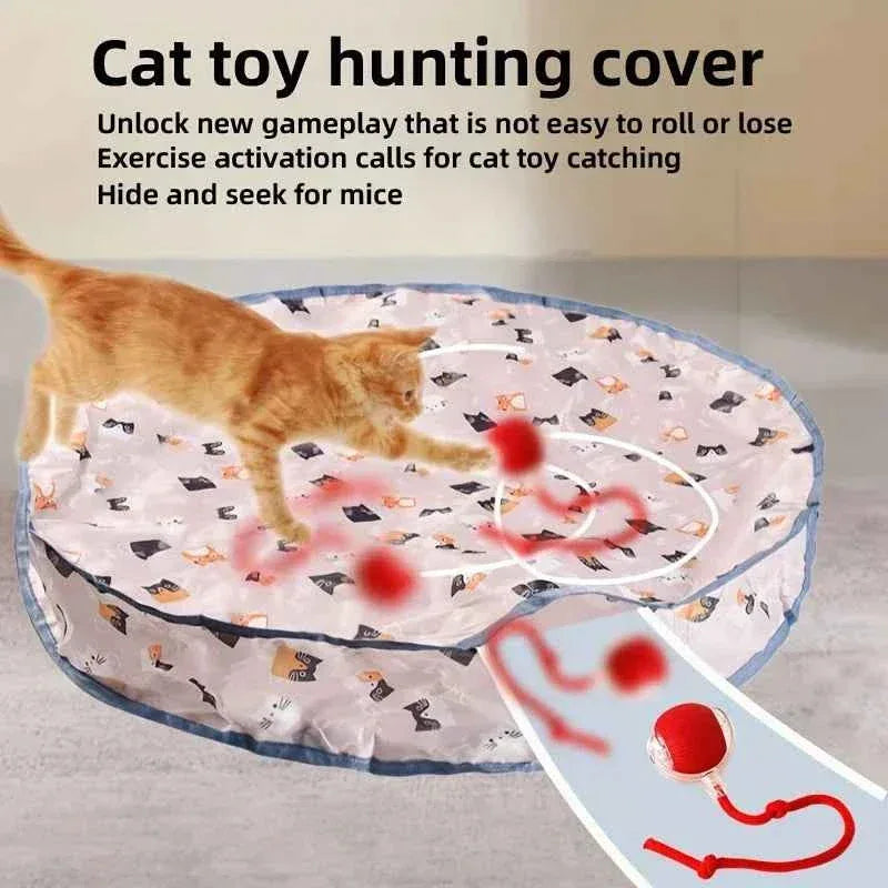 Feline Frenzy Interactive Cat Toy - Rechargeable Rolling Ball with Faux Tail for Ultimate Pet Training Fun - Happy Tails - paws & love