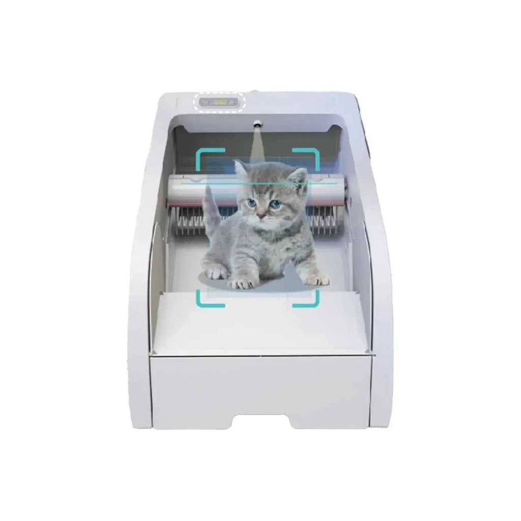 Smart Cat Litter Box with Automatic Self-Cleaning Cat Litter Box System for Hassle-Free Pet Care - Happy Tails - paws & love