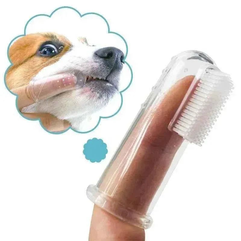 Toothbrush Set for Fresh Breath & Healthy Dogs - Essential Dog Toothbrush Set - Happy Tails - paws & love