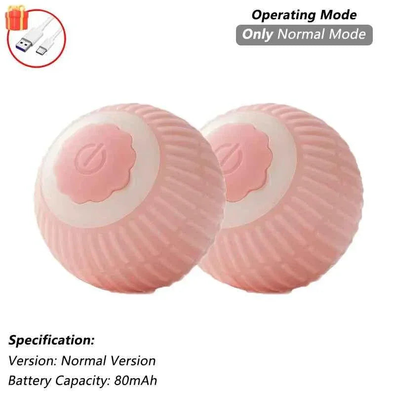 Feline Frenzy Interactive Cat Toy - Rechargeable Rolling Ball with Faux Tail for Ultimate Pet Training Fun - Happy Tails - paws & love