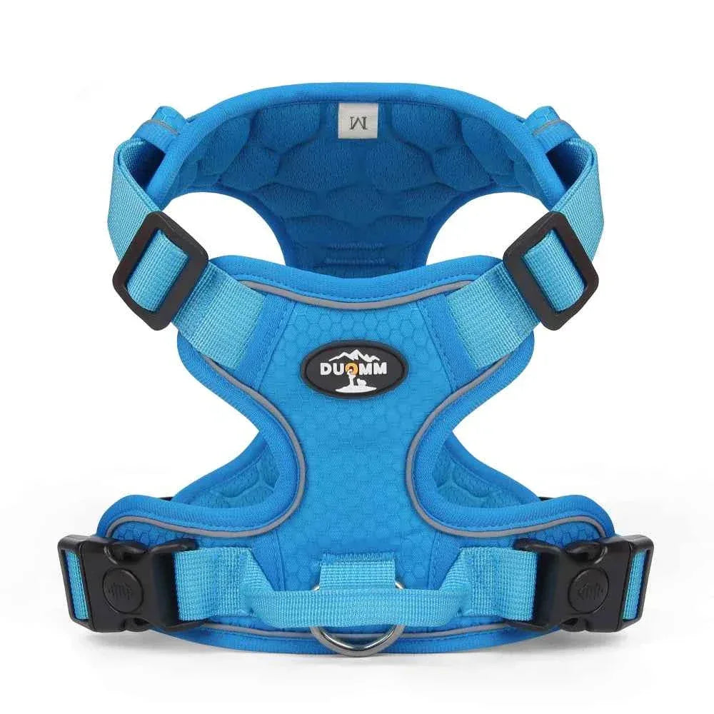 Naughty Dog Reflective No Pull Harness - Adjustable Safety Vest for Medium & Large Dogs, Perfect for Walking & Running - Happy Tails - paws & love