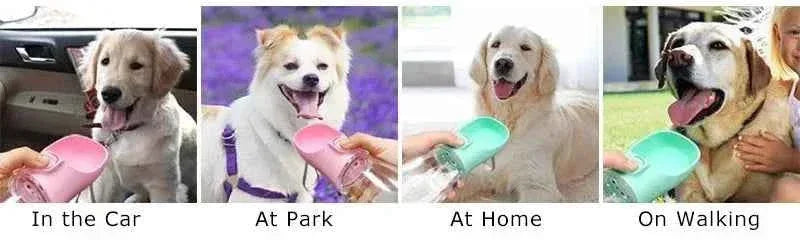 Portable Dog Water Bottle - Happy Tails - paws & love