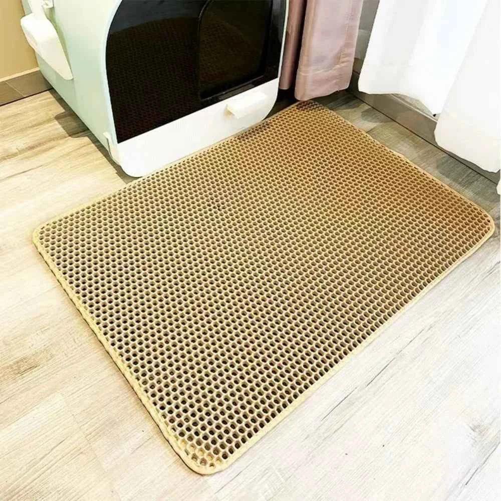 PawPal Large Cat Litter Mat - Happy Tails - paws & love