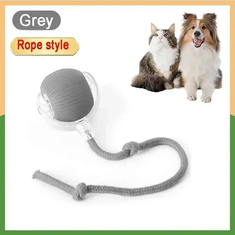 PurrfectPlay Rechargeable Cat Toy - Interactive Electric Rolling Ball with Simulated Tail for Endless Fun - Happy Tails - paws & love