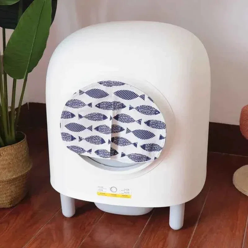 Petree Odor-Proof Cat Basin Curtain Set - 18 Stylish Designs for Automatic Litter Boxes - Happy Tails - paws & love