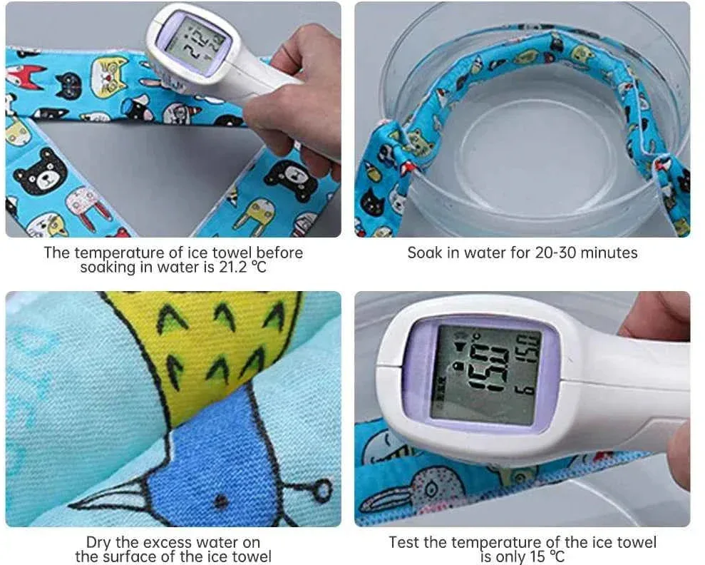 ChillPaws Pet Cooling Scarf - Instant Refreshment for Hot Days - Happy Tails - paws & love