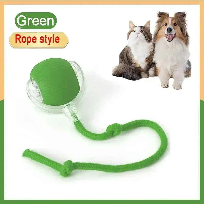 PawPal Automatic Rolling Ball Toy - Rechargeable Interactive Toy for Cats & Dogs - Happy Tails - paws & love