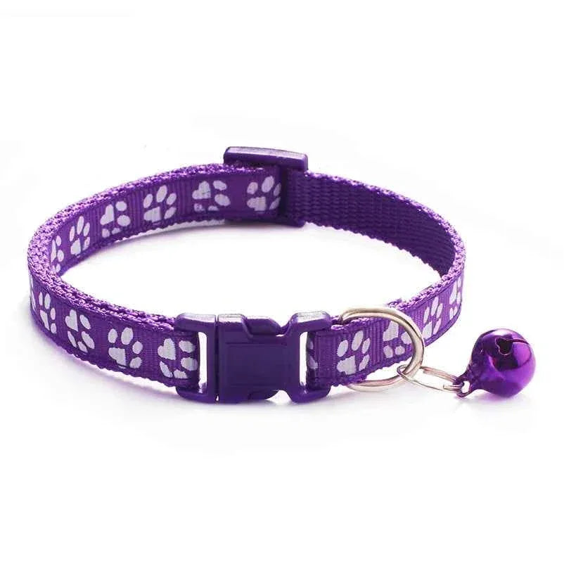 Colorful Cat Collar with Bell - Happy Tails - paws & love