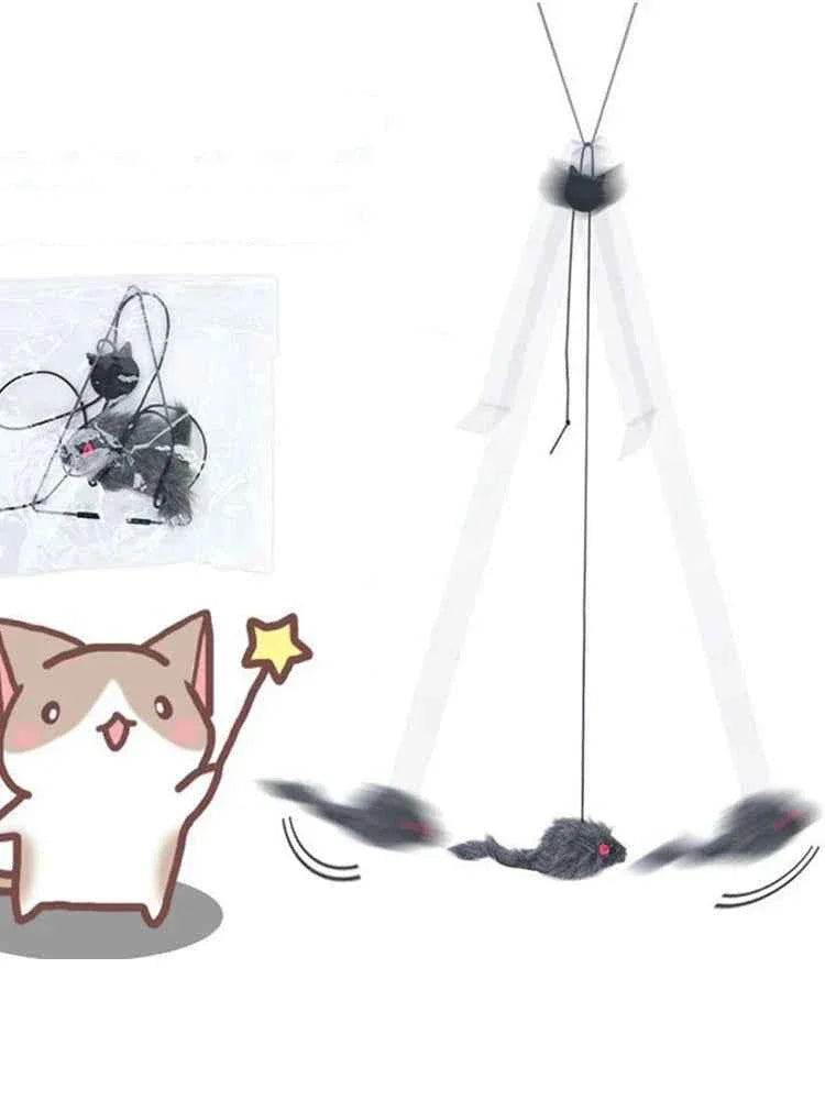 Door Hanging Cat Toy - Happy Tails - paws & love