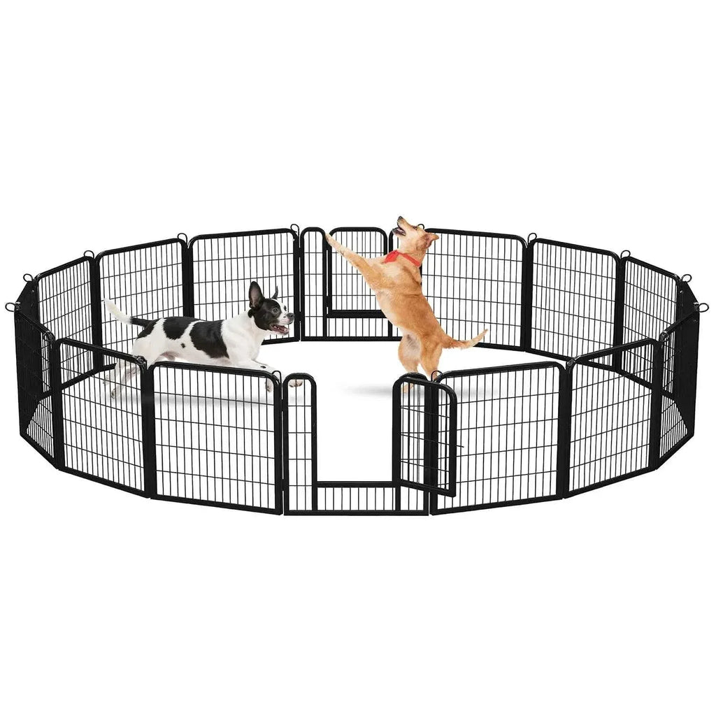 Foldable Dog Playpen with Door - Happy Tails - paws & love