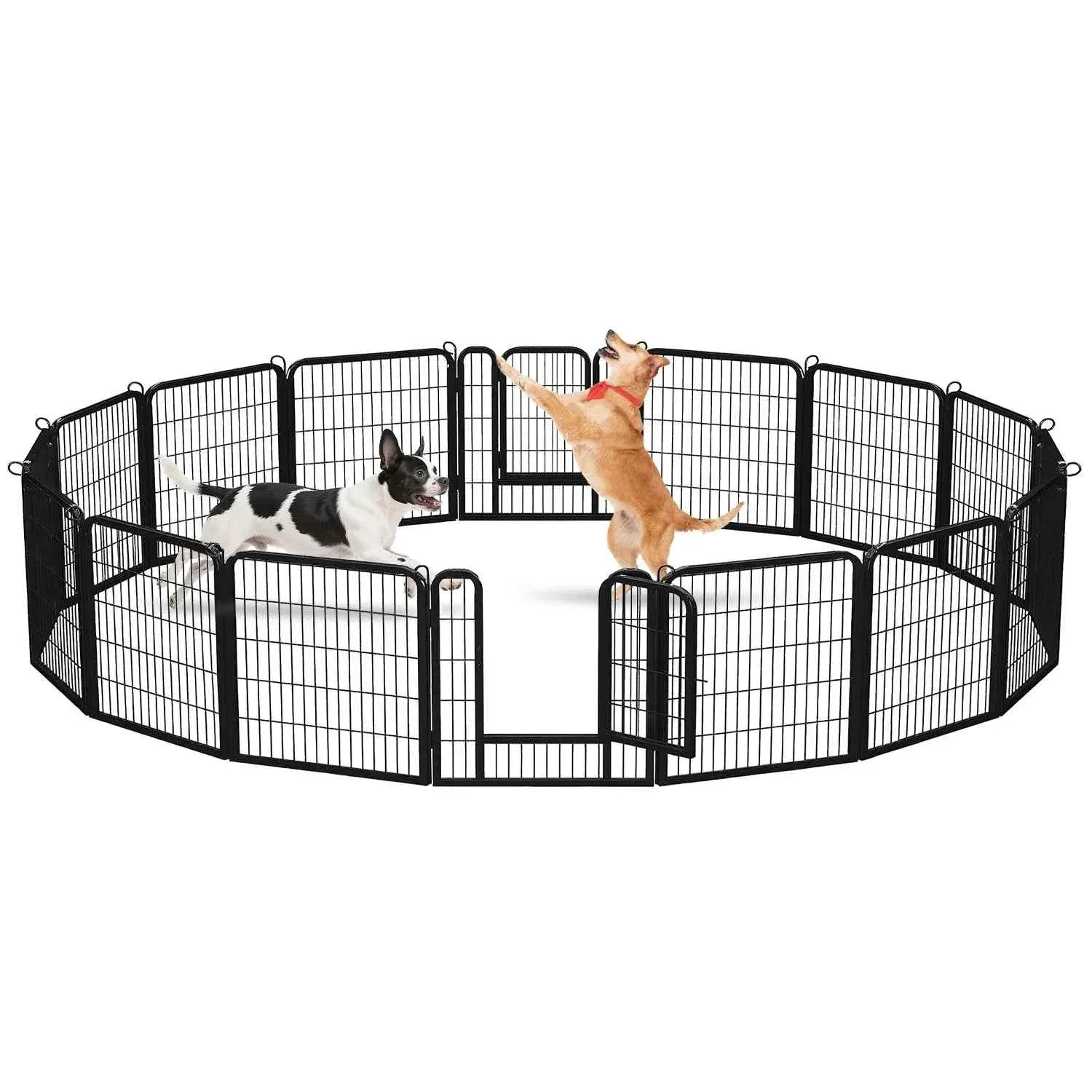 Foldable Dog Playpen with Door - Happy Tails - paws & love