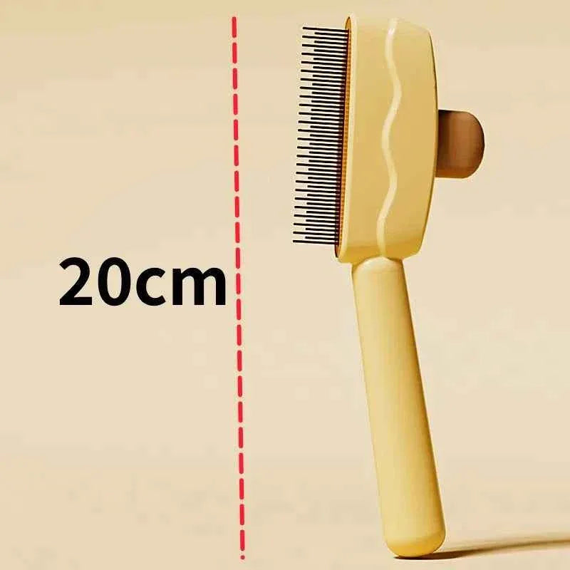 PetGroomer Pro Automatic Pet Grooming Brush - Self-Cleaning Massage Comb for Effortless Grooming & Pet Hair Removal - Happy Tails - paws & love