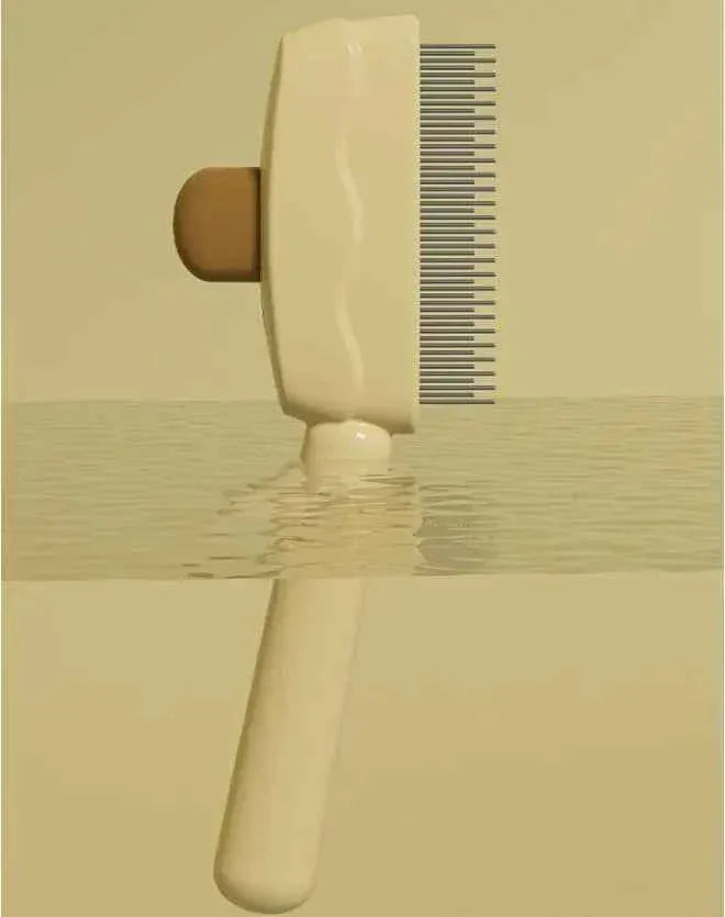 PetGroomer Pro Automatic Pet Grooming Brush - Self-Cleaning Massage Comb for Effortless Grooming & Pet Hair Removal - Happy Tails - paws & love