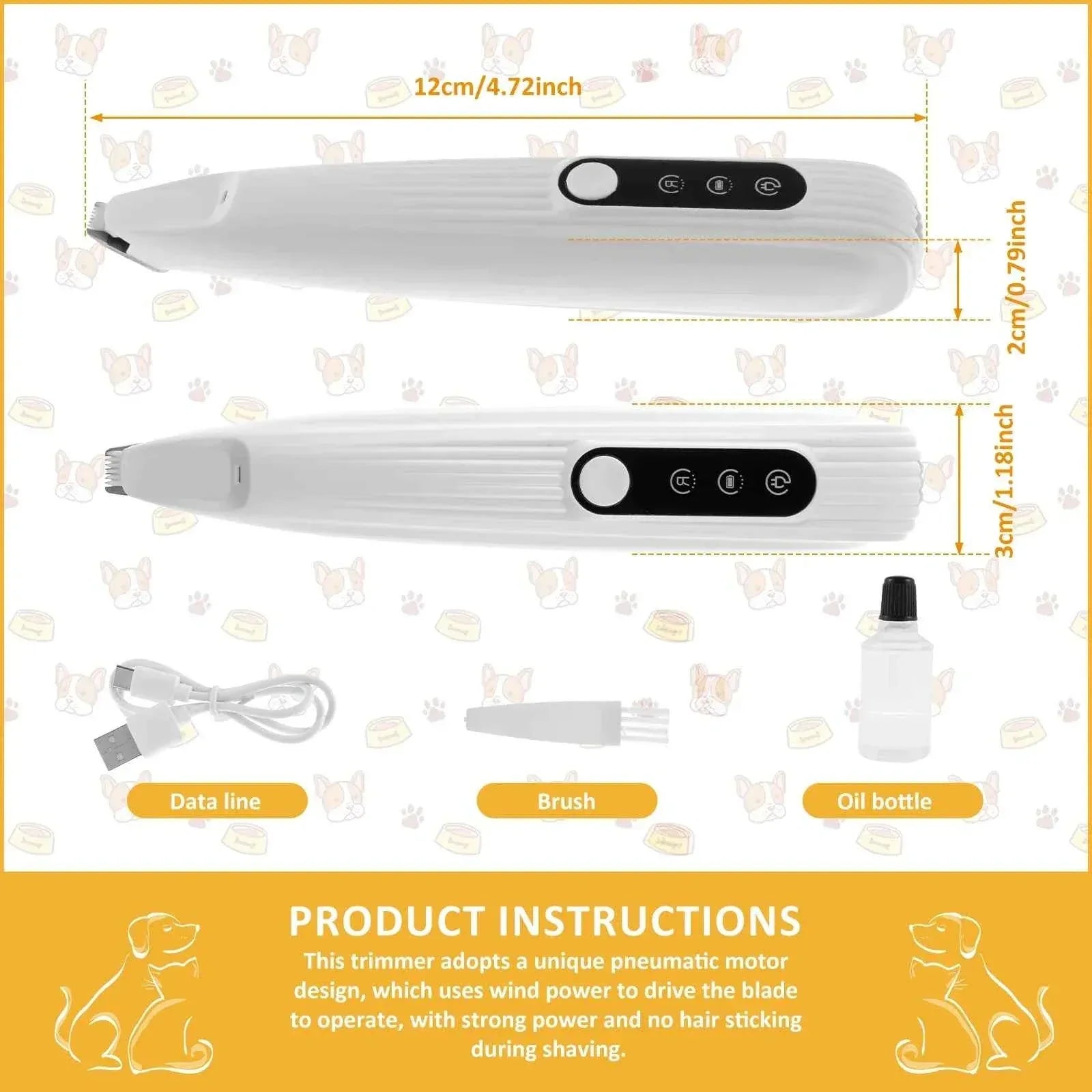 Grooming Tool for Dogs & Cats - Ultimate Pet Grooming Tool for a Healthy Coat - Happy Tails - paws & love