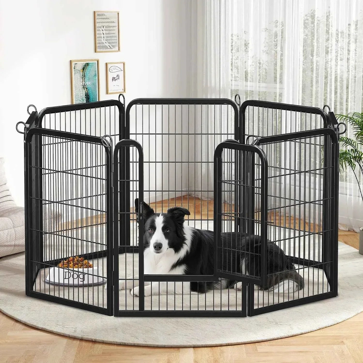 Foldable Dog Playpen with Door - Happy Tails - paws & love