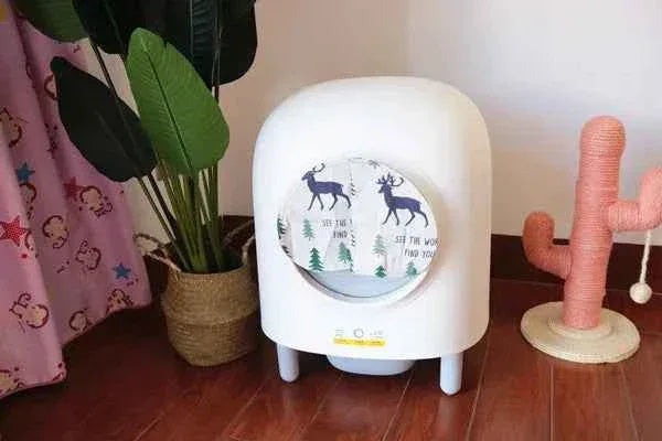 Petree Odor-Proof Cat Basin Curtain Set - 18 Stylish Designs for Automatic Litter Boxes - Happy Tails - paws & love