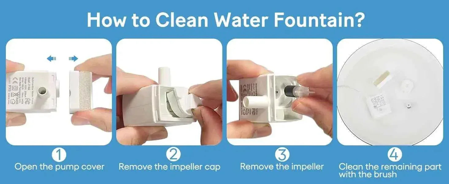 Pet Water Fountain - 2.4 Gallon Capacity - Happy Tails - paws & love