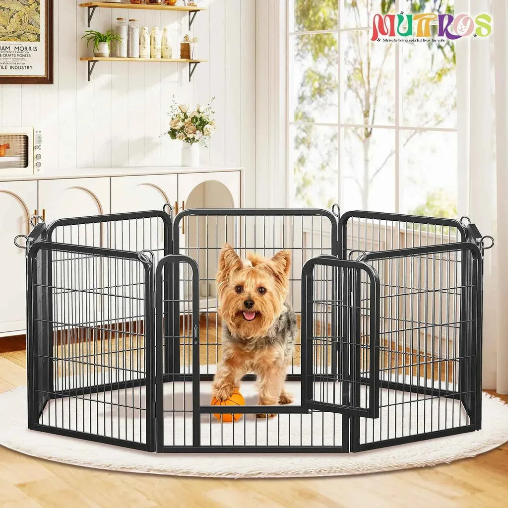 Foldable Dog Playpen with Door - Happy Tails - paws & love