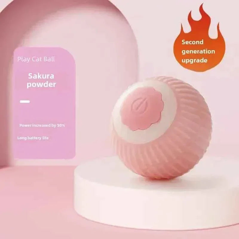 PawPal Automatic Rolling Ball Toy - Rechargeable Interactive Toy for Cats & Dogs - Happy Tails - paws & love