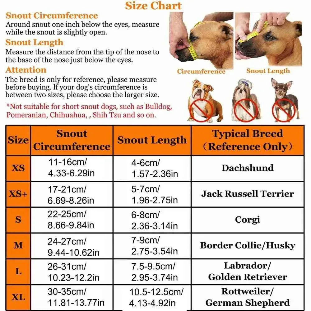 PawGuard Adjustable Dog Muzzle - Happy Tails - paws & love